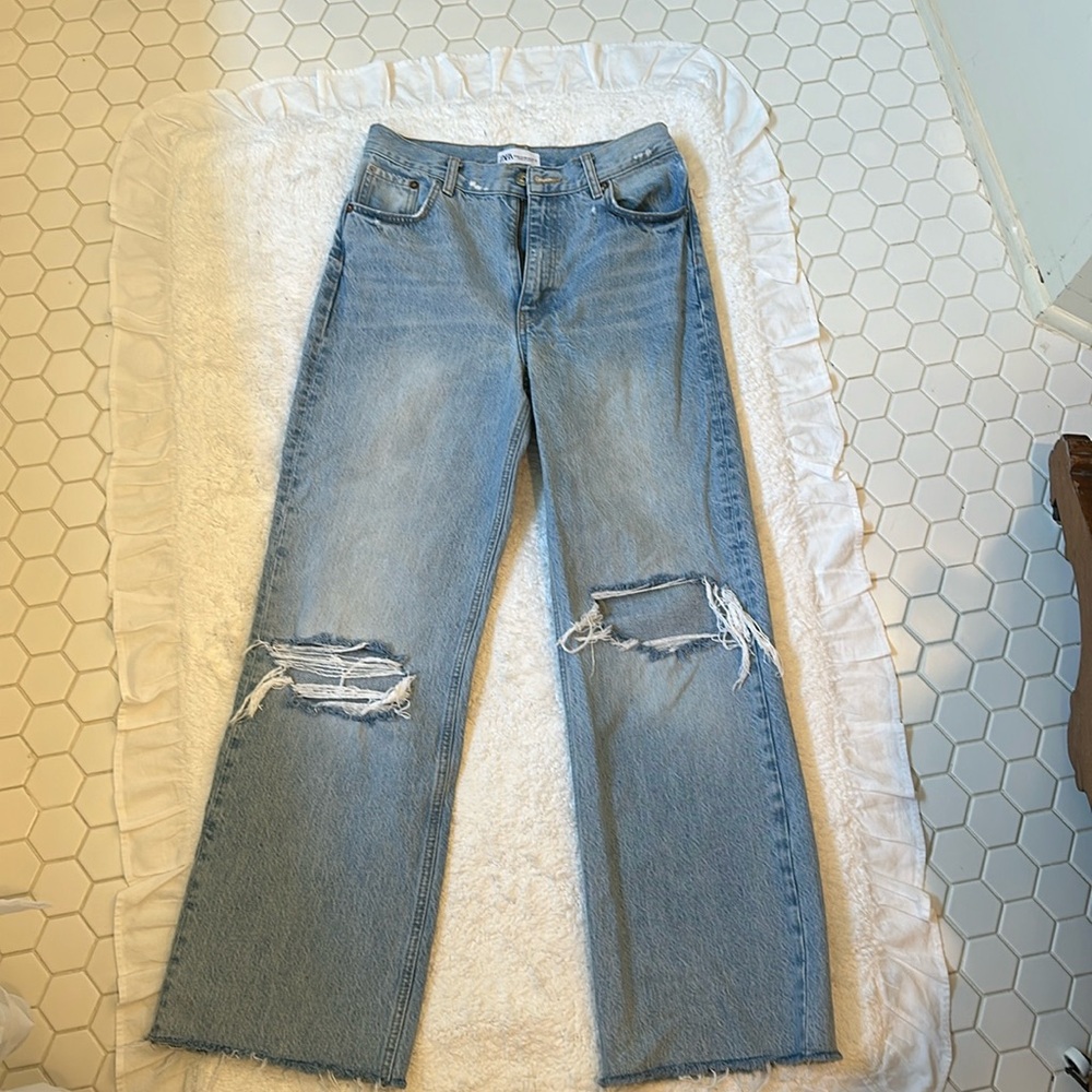 Zara wide leg jeans